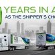 10 years in a row as the Shipper's Choice for LTL