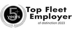 Top Fleet Employer of Distinction 2023 award icon 